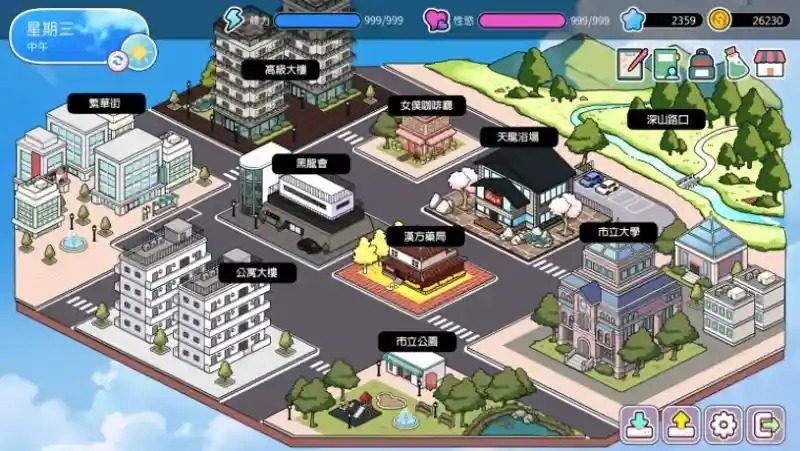 背德浴场 地图探索 玩法截图